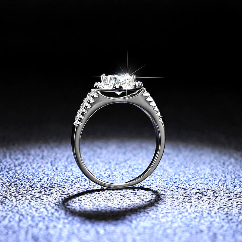 Moissanite engagement rings online jared