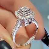 New Engagement Ring with AAA CZ  Ring Wedding/Engagement Fashion Jewelry